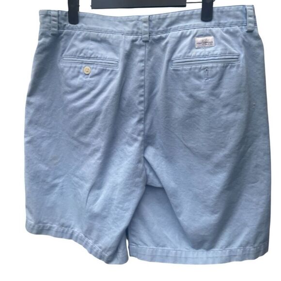 Men's Vineyard Vines Cotton Light Blue Chino Shorts Size 35 - Picture 5 of 6